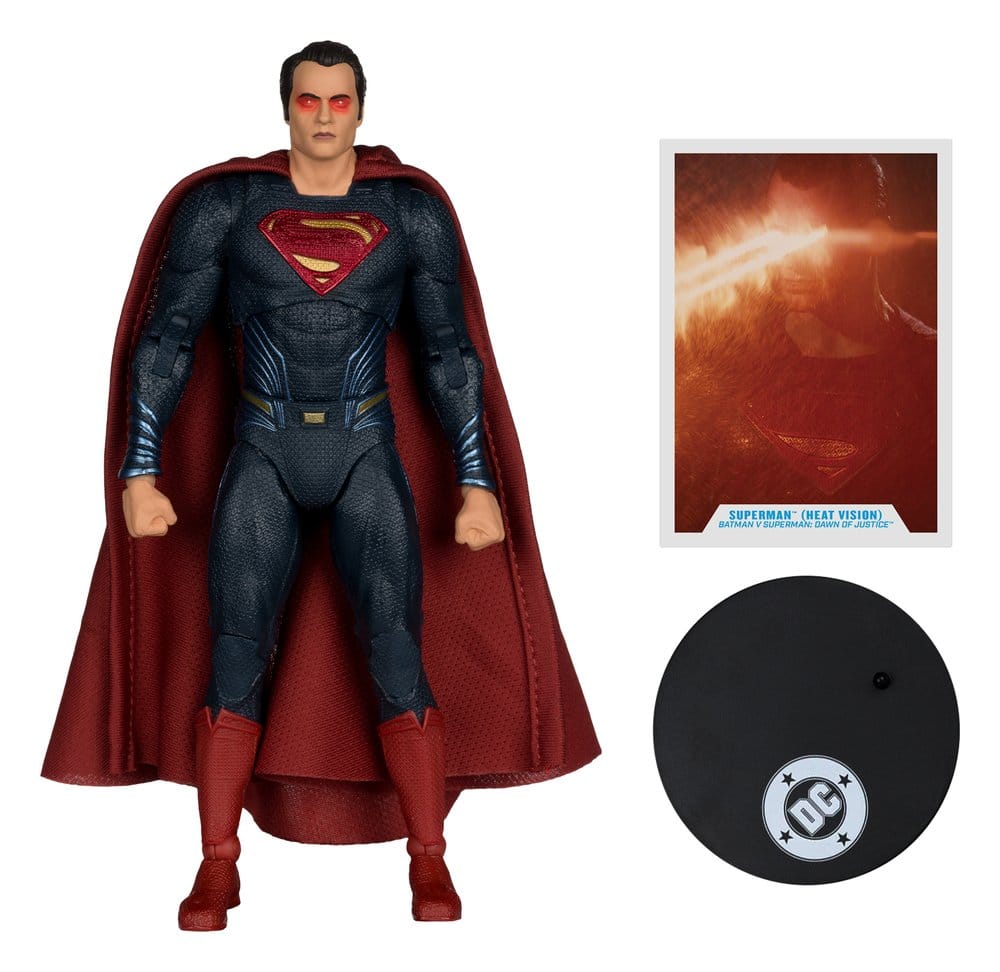 🧪 LAB | SU ORDINAZIONE Batman v Superman: Dawn of Justice (2016) DC Theatrical Edition Action Figure Superman (Heat Vision) 19 cm