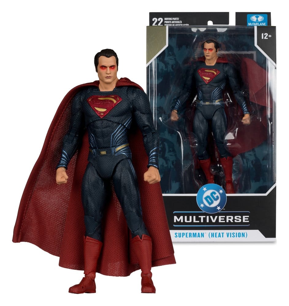 🧪 LAB | SU ORDINAZIONE Batman v Superman: Dawn of Justice (2016) DC Theatrical Edition Action Figure Superman (Heat Vision) 19 cm