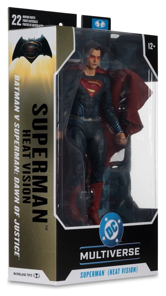 🧪 LAB | SU ORDINAZIONE Batman v Superman: Dawn of Justice (2016) DC Theatrical Edition Action Figure Superman (Heat Vision) 19 cm