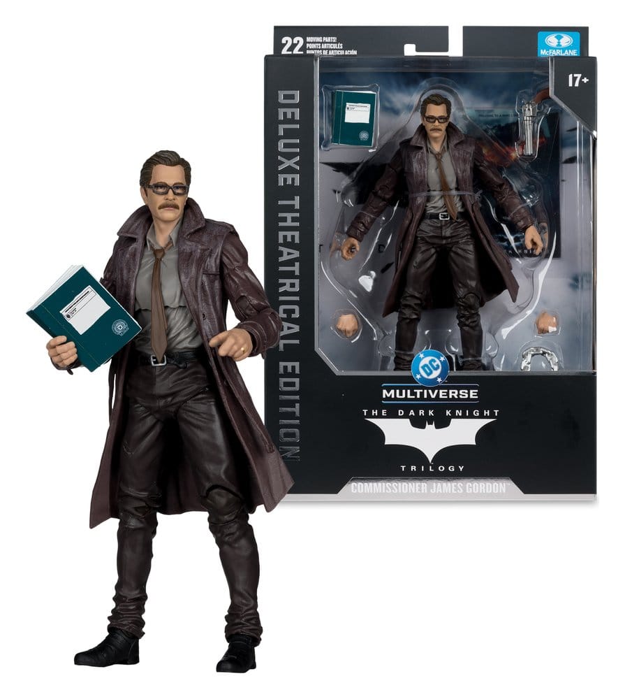 🧪 LAB | SU ORDINAZIONE DC Multiverse Action Figure Commissioner James Gordon (The Dark Knight Trilogy) Deluxe Theatrical Edition 18 cm
