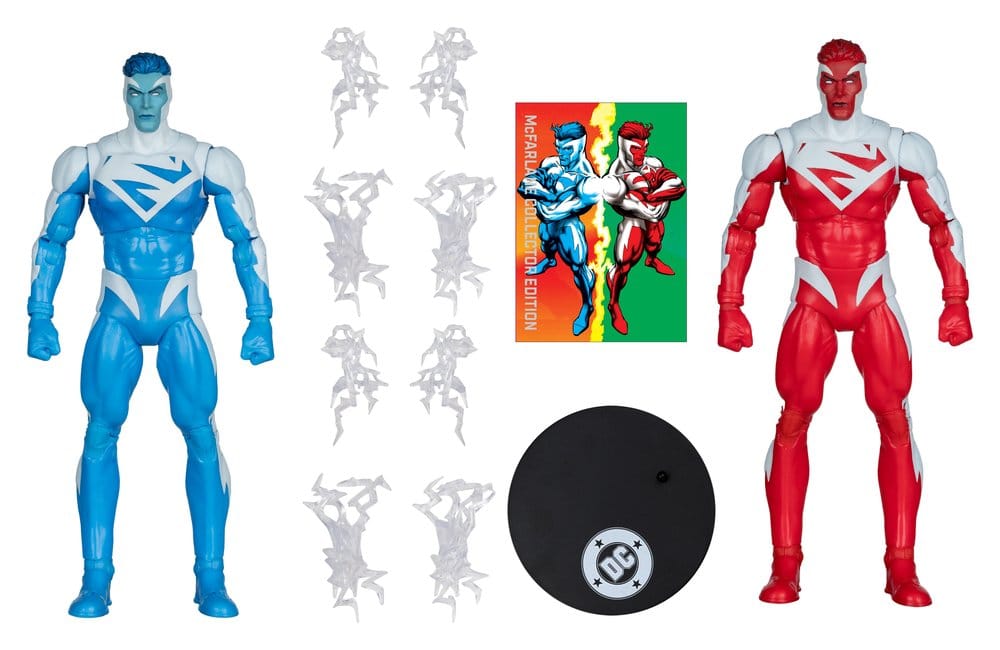 🧪 LAB | SU ORDINAZIONE DC Multiverse Action Figures 2-Pack Superman Blue vs. Superman Red (Gold Label) 18 cm