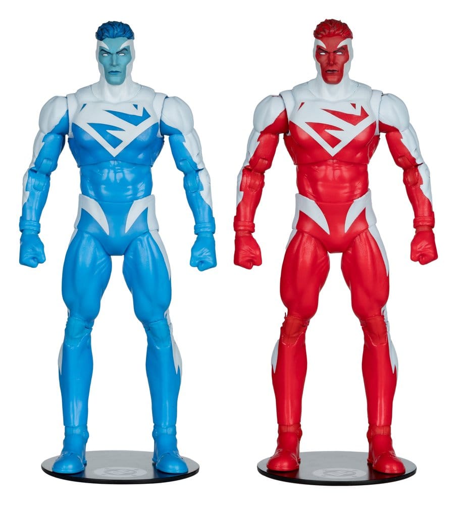 🧪 LAB | SU ORDINAZIONE DC Multiverse Action Figures 2-Pack Superman Blue vs. Superman Red (Gold Label) 18 cm