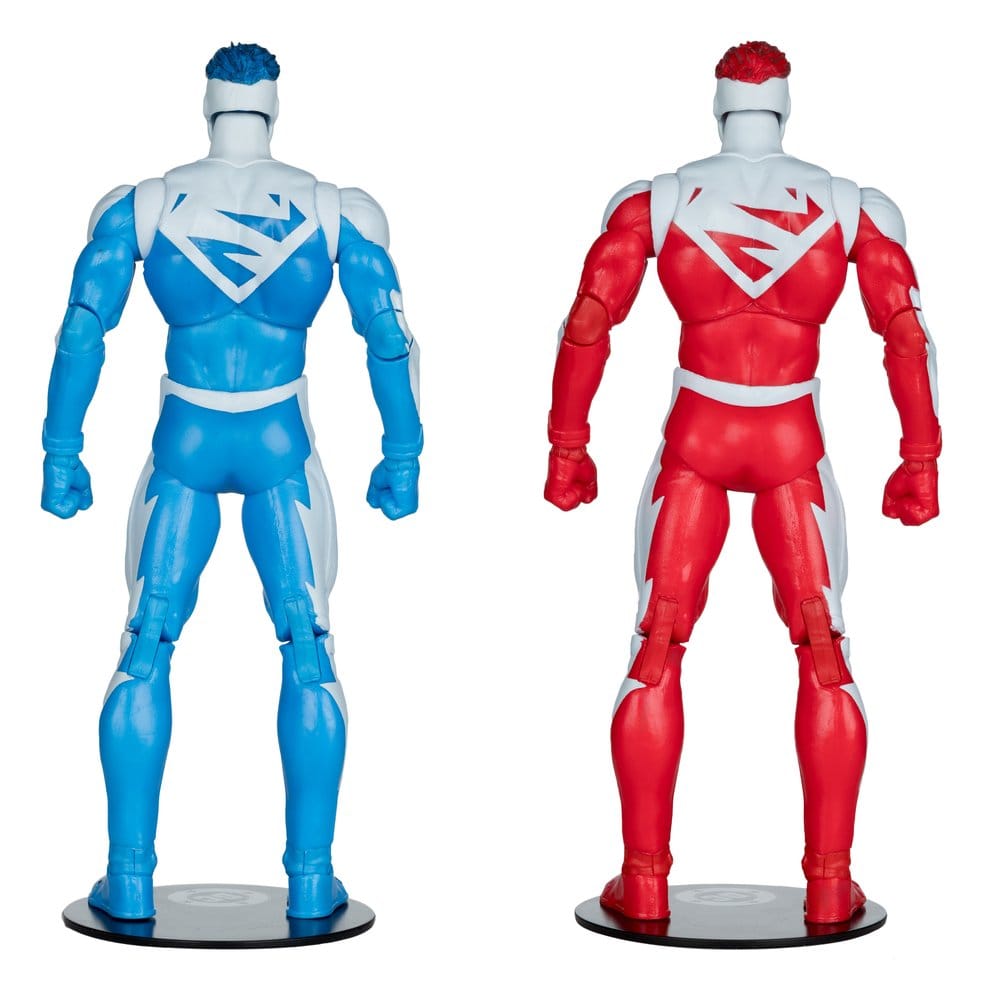 🧪 LAB | SU ORDINAZIONE DC Multiverse Action Figures 2-Pack Superman Blue vs. Superman Red (Gold Label) 18 cm