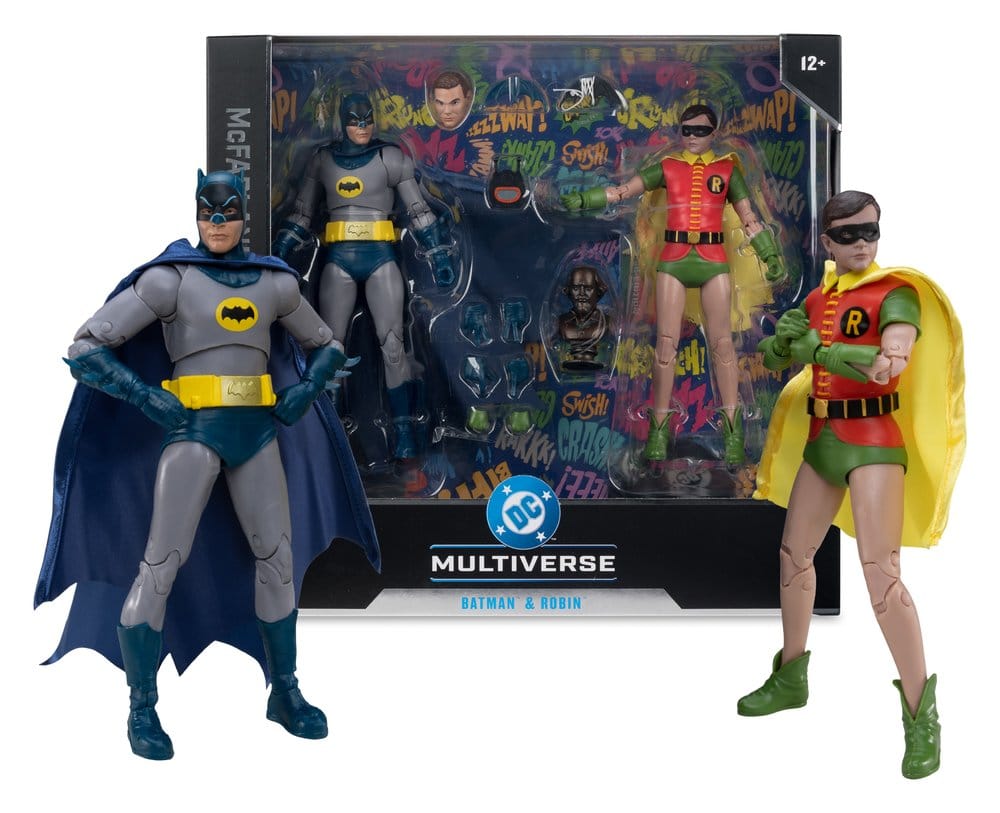 🧪 LAB | SU ORDINAZIONE Batman Classic TV Series DC Multiverse McFarlane Collector Edition Action Figure 2-Pack Batman and Robin 18 cm