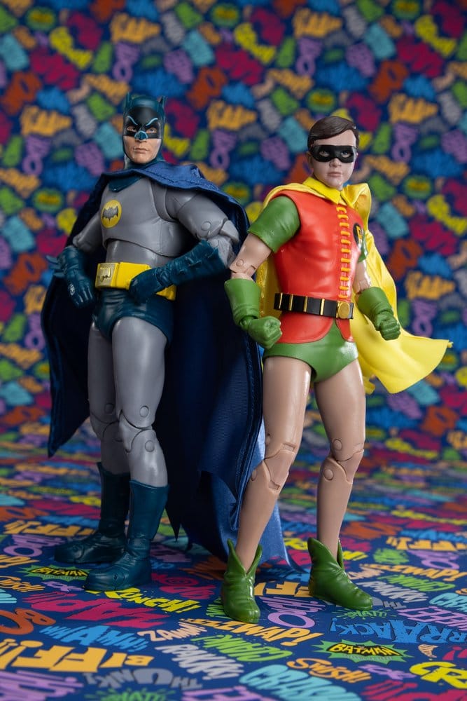 🧪 LAB | SU ORDINAZIONE Batman Classic TV Series DC Multiverse McFarlane Collector Edition Action Figure 2-Pack Batman and Robin 18 cm