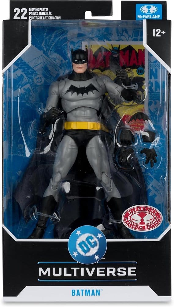 🧪 LAB | SU ORDINAZIONE DC Multiverse Action Figure Batman (Batman #1) 18 cm (Platinum Edition)
