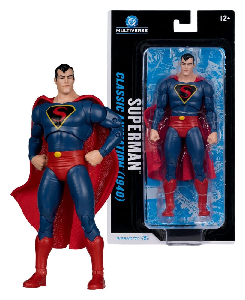 🧪 LAB | SU ORDINAZIONE DC Multiverse Action Figure Superman (Classic Animation 1940) 19 cm