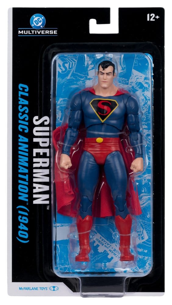 🧪 LAB | SU ORDINAZIONE DC Multiverse Action Figure Superman (Classic Animation 1940) 19 cm