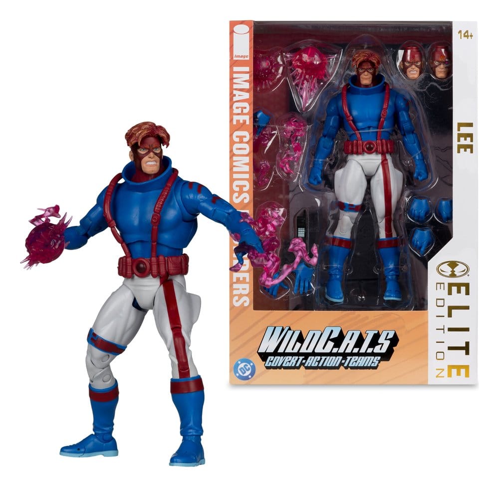 🧪 LAB | SU ORDINAZIONE WildC.A.T.S Elite Edition Image Comic Founders Series Deluxe Action Figure Spartan 19 cm
