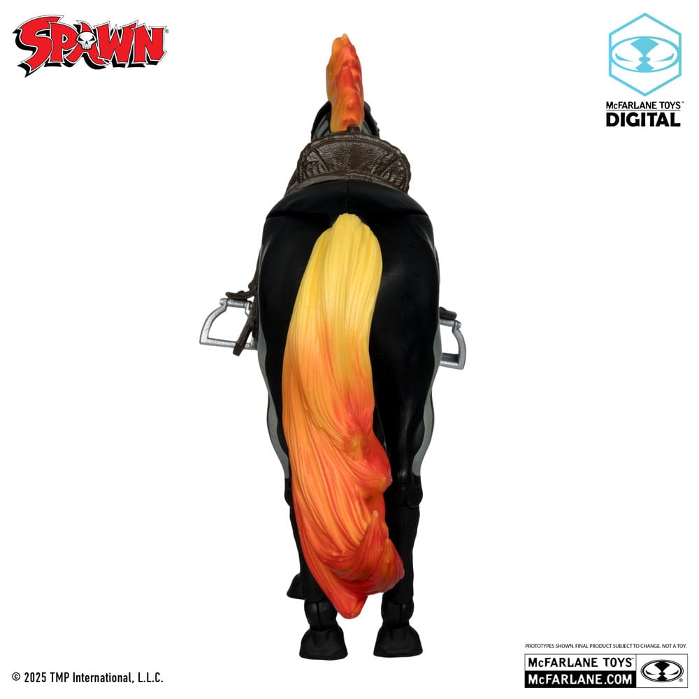 🧪 LAB | SU ORDINAZIONE Spawn Action Figure Bloodaxe with Horse (Spawn: The Dark Ages) (McFarlane Toys 30th Anniversary) (Gold Label) 18 cm