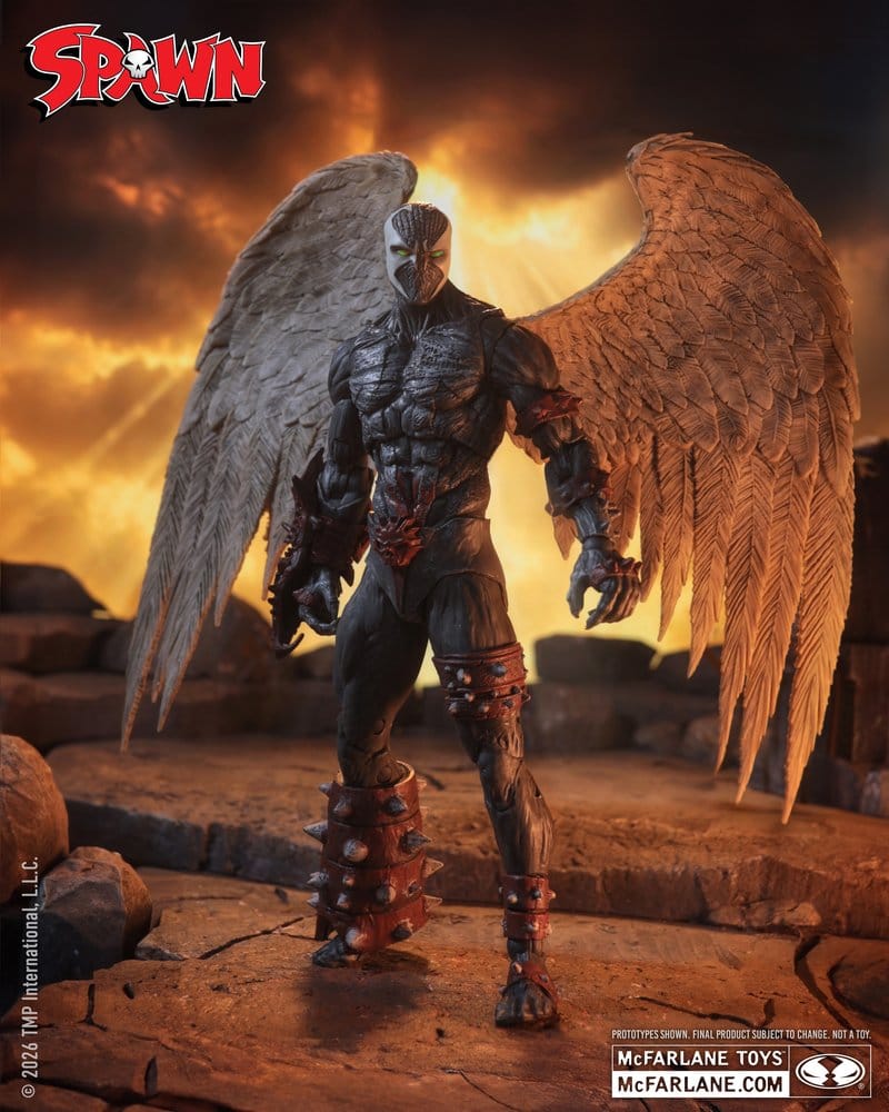 🧪 LAB | SU ORDINAZIONE Spawn Toy Action Figure Wings of Redemption Spawn 23 cm