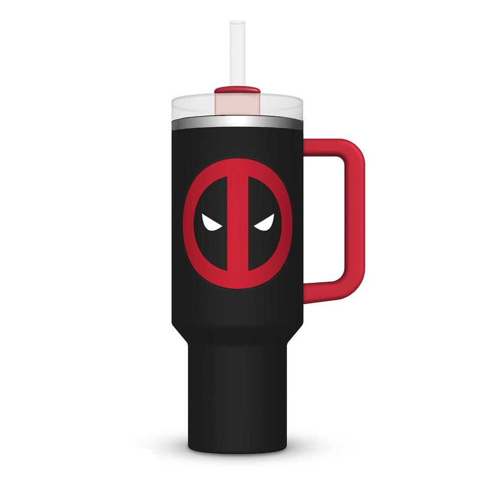 SU ORDINAZIONE Deadpool Stainless Steel tumbler Logo 1130 ml