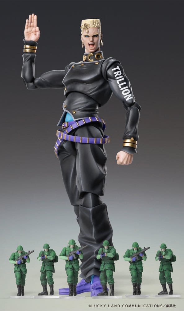 PREORDINE+ 12/2026 JoJo's Bizarre Adventure: Diamond Is Unbreakable Action Figure Chozokado Keicho Nijimura & Bad Company 17 cm