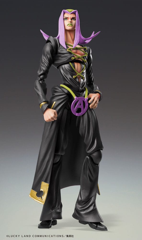 PREORDINE+ 02/2026 JoJo's Bizarre Adventure Part 5 Super Action Action Figure Chozokado Leone Abbacchio Black Ver. 16 cm
