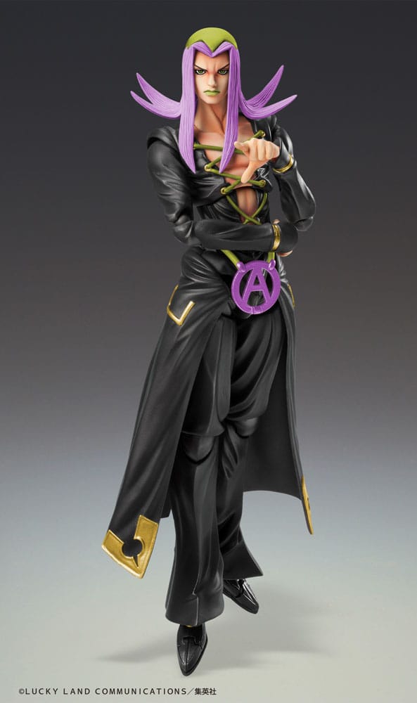 PREORDINE+ 02/2026 JoJo's Bizarre Adventure Part 5 Super Action Action Figure Chozokado Leone Abbacchio Black Ver. 16 cm