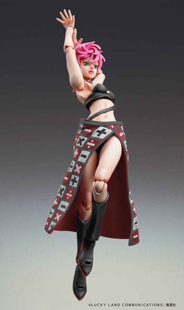 PREORDINE+ 02/2026 JoJo's Bizarre Adventure Part 5 Super Action Action Figure Chozokado Trish Una Black Ver. 15 cm