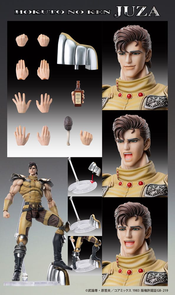 SU ORDINAZIONE Fist of the North Star Action Figure Chozokado Juza 18 cm