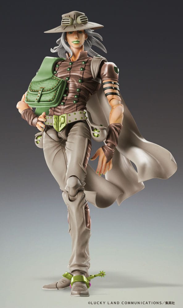 PREORDINE+ 01/2026 JoJo's Bizarre Adventure Part7 Steel Ball Run Super Action Action Figure Chozokado Gyro Zeppeli Third 16 cm
