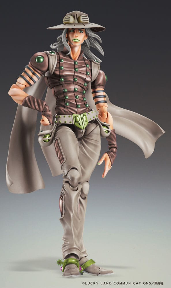 PREORDINE+ 01/2026 JoJo's Bizarre Adventure Part7 Steel Ball Run Super Action Action Figure Chozokado Gyro Zeppeli Third 16 cm