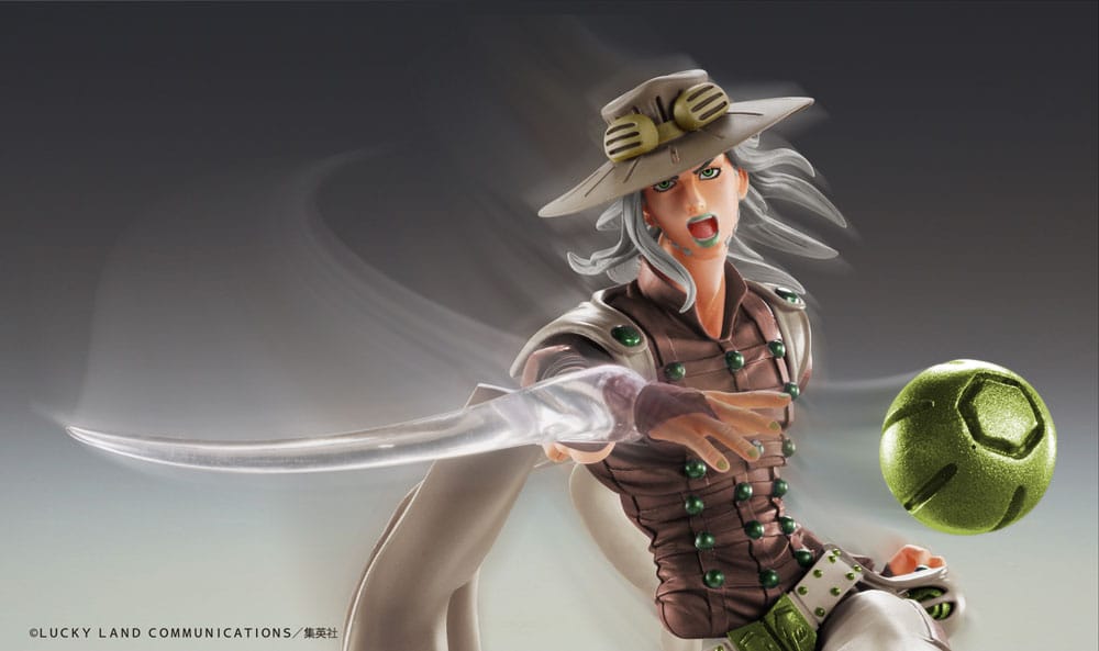 PREORDINE+ 01/2026 JoJo's Bizarre Adventure Part7 Steel Ball Run Super Action Action Figure Chozokado Gyro Zeppeli Third 16 cm