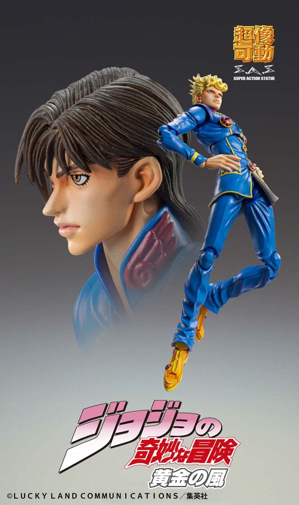 PREORDINE+ 04/2026 JoJo's Bizarre Adventure Part 5: Golden Wind Action Figure Chozokado Giorno Giovanna Second 15 cm