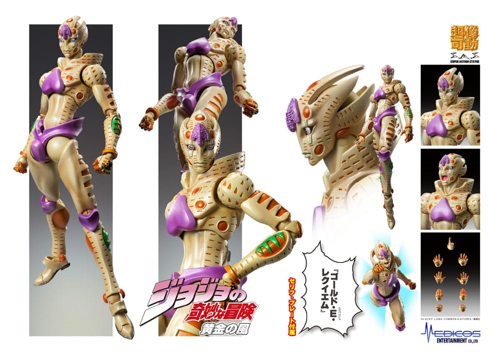 PREORDINE+ 04/2026 JoJo's Bizarre Adventure Part 5: Golden Wind Action Figure Chozokado G·E·R 16 cm