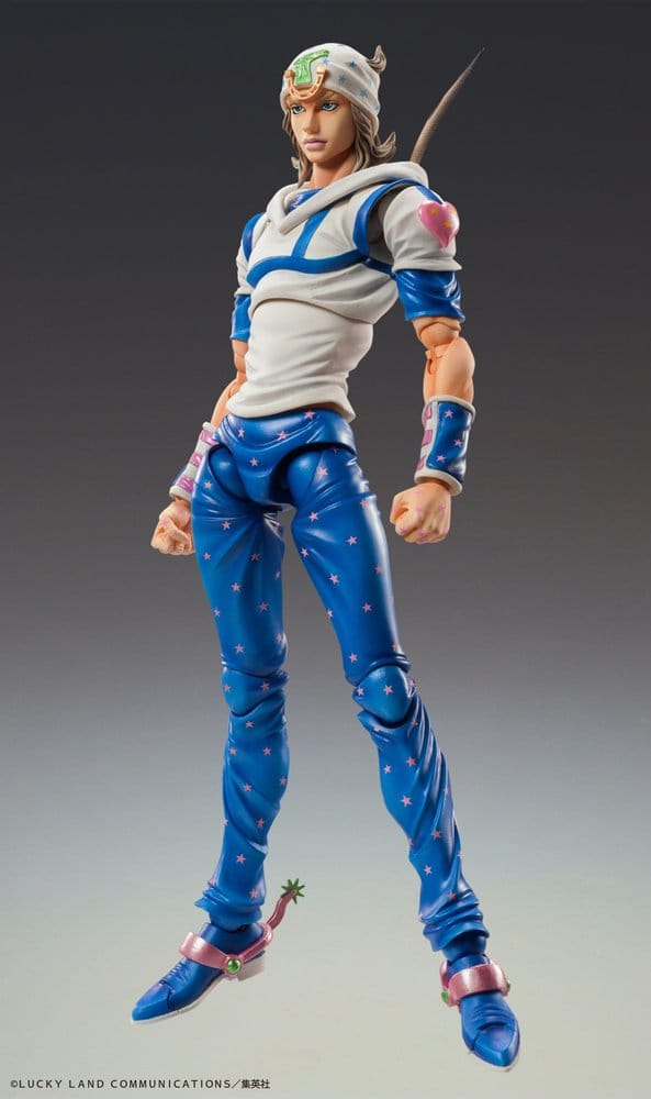 PREORDINE+ 12/2026 JoJo's Bizarre Adventure Part 7: Steel Ball Run Super Chozokado Action Action Figure Johnny Joestar 15 cm