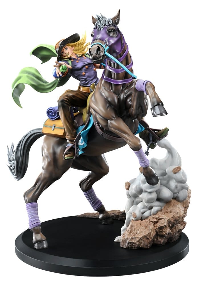 PREORDINE+ 03/2027 JoJo's Bizarre Adventure: Steel Ball Run Figure Gyro Zeppeli & Valkyrie 31 cm