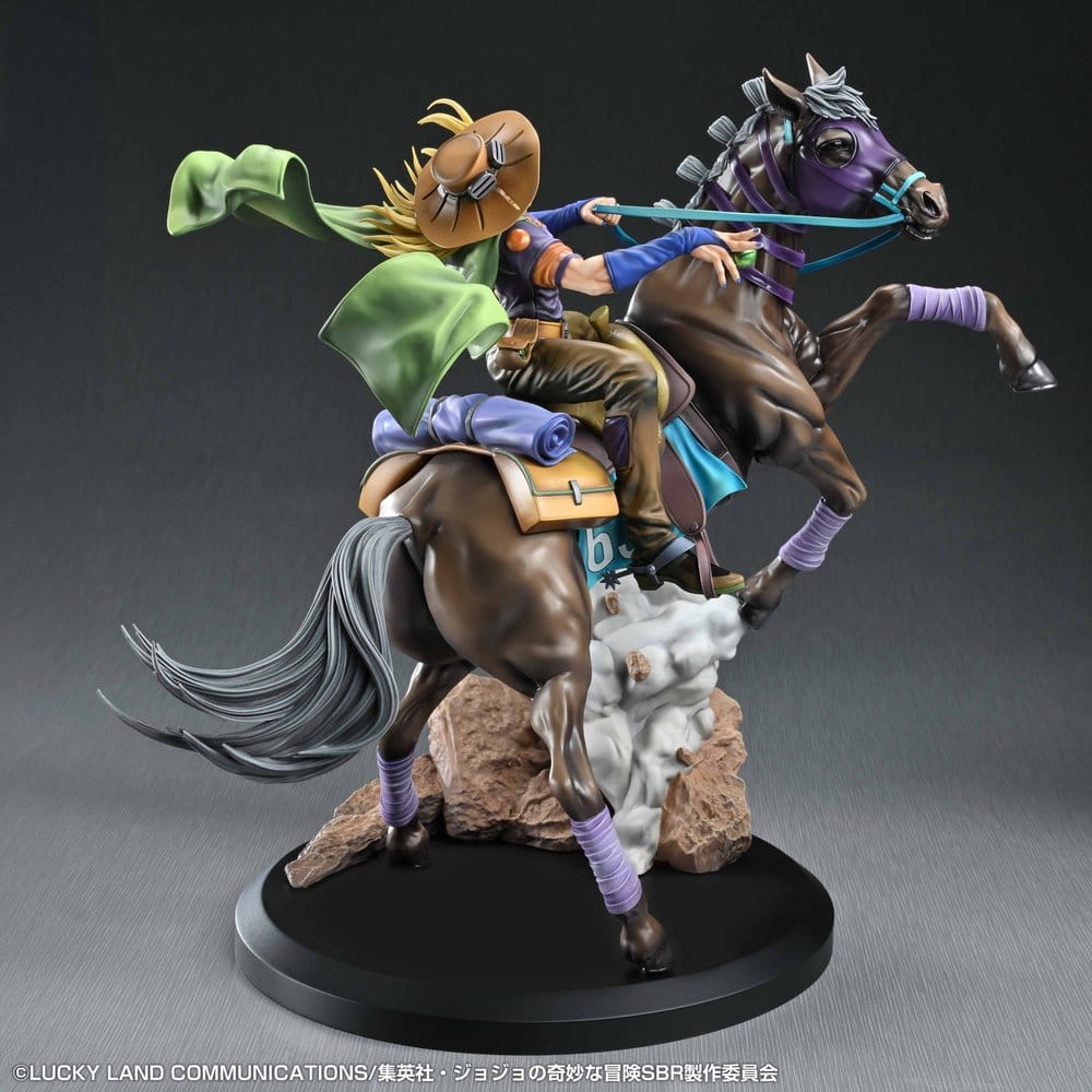 PREORDINE+ 03/2027 JoJo's Bizarre Adventure: Steel Ball Run Figure Gyro Zeppeli & Valkyrie 31 cm