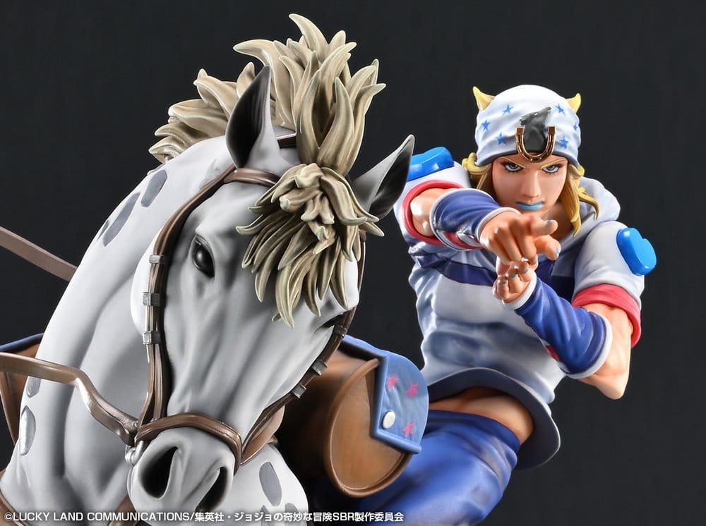 PREORDINE+ 03/2027 JoJo's Bizarre Adventure: Steel Ball Run Chozo Art Collection PVC Figure Johnny Joestar & Slow Dancer 30 cm