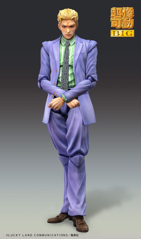 PREORDINE+ 12/2025 JoJo's Bizarre Adventure Part4 Super Action Action Figure Chozokado Big Yoshikage Kira 21 cm
