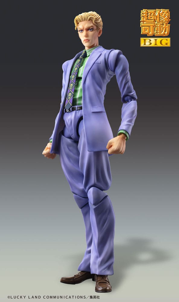 SU ORDINAZIONE JoJo's Bizarre Adventure Part4 Super Action Action Figure Chozokado Big Yoshikage Kira 21 cm ESAURITO