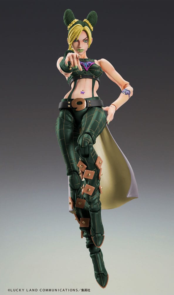 PREORDINE+ 09/2025 JoJo's Bizarre Adventure Part 6 Stone Ocean Super Action Action Figure Chozokado Jolyne Cujoh Third 15 cm