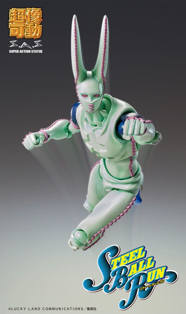 PREORDINE+ 12/2025 JoJo's Bizarre Adventure Part7 Steel Ball Run Super Action Action Figure Chozokado D4C Second 20 cm