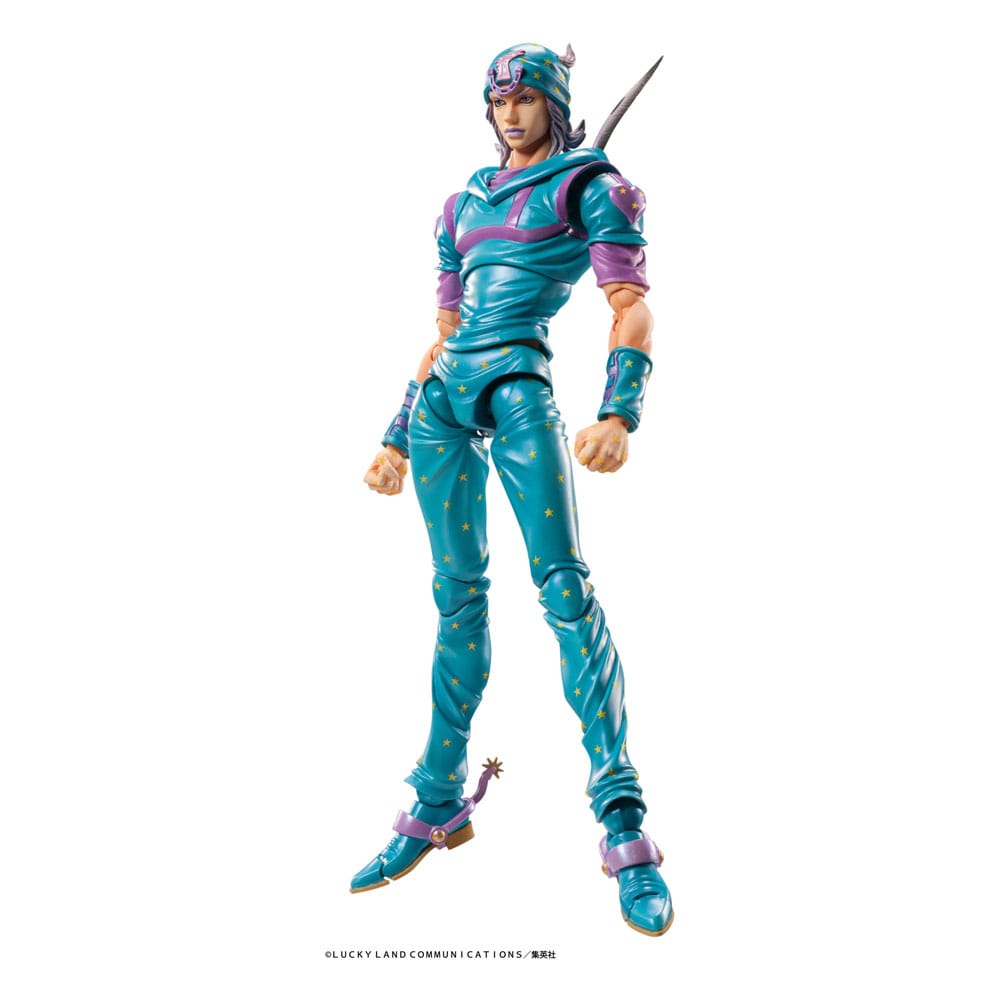 PREORDINE+ 12/2025 JoJo's Bizarre Adventure Part7 Steel Ball Run Super Action Action Figure Chozokado Johnny Joestar Second 15 cm