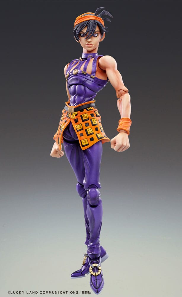 SU ORDINAZIONE JoJo's Bizarre Adventure Part 5: Golden Wind Action Figure Chozokado Narancia Ghirga & As 15 cm ESAURITO