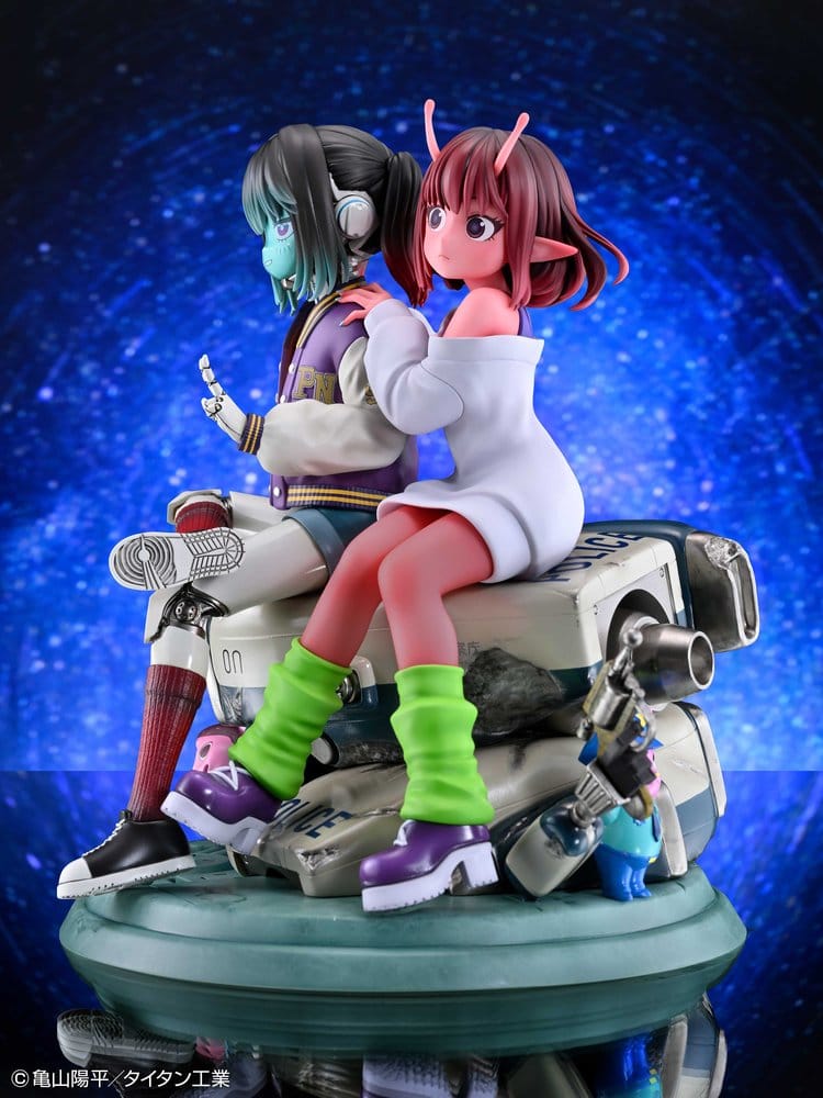 VORBESTELLUNG+ 09/2027 Milky Subway The Galactic Limited Express PVC Figures 2er-Pack Chiharu & Makina 18 cm