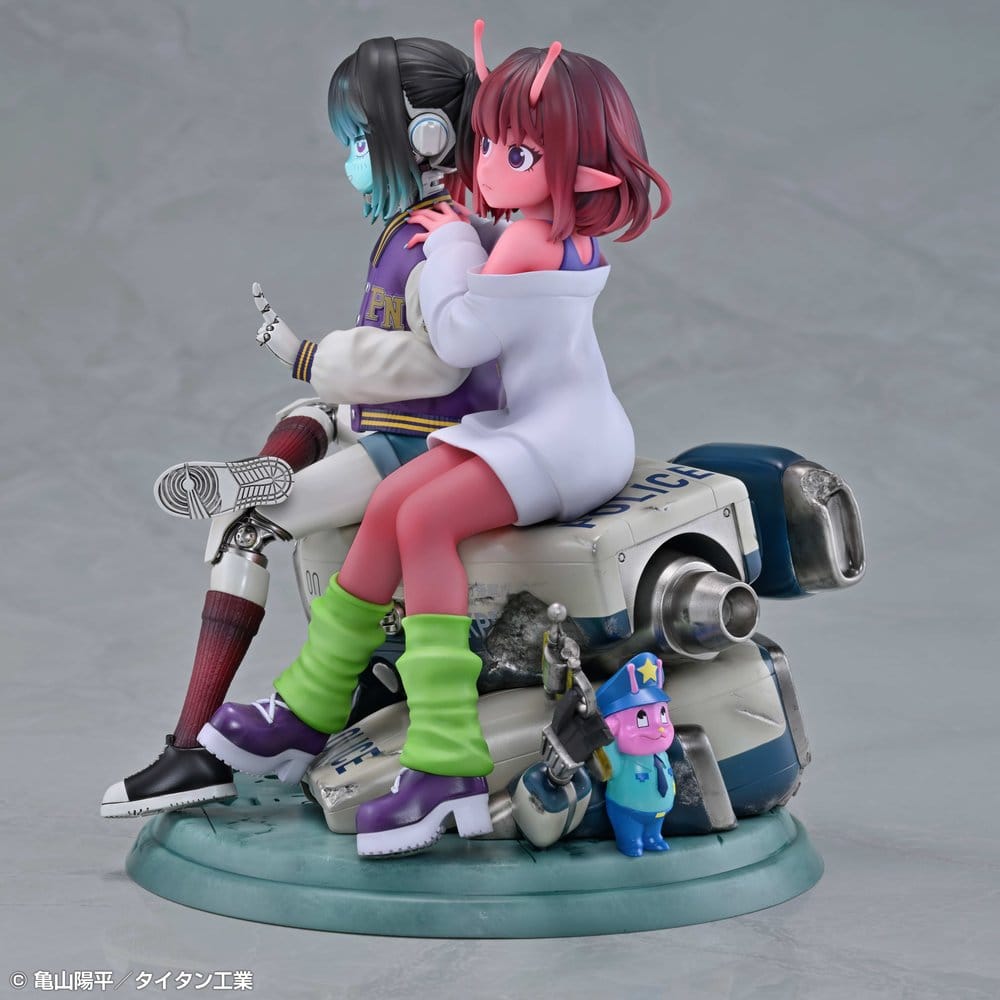 VORBESTELLUNG+ 09/2027 Milky Subway The Galactic Limited Express PVC Figures 2er-Pack Chiharu & Makina 18 cm