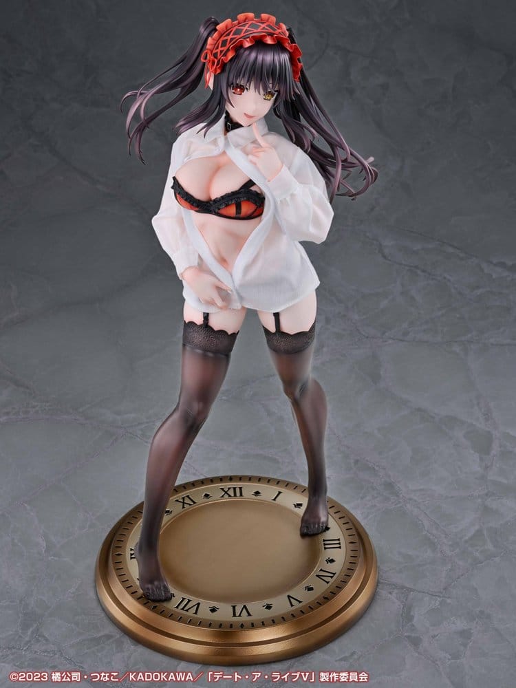 PREORDINE+ 10/2027 Date A Live V Re:Dress PVC Figure 1/4 Kurumi Tokisaki Dress shirt Ver. 40 cm