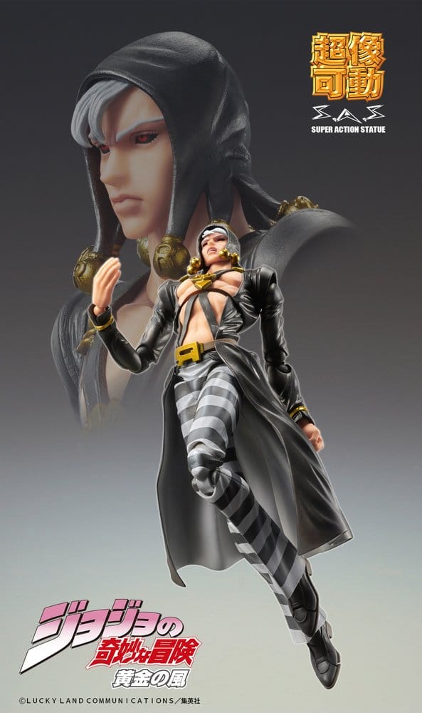 PREORDINE+ 12/2026 JoJo's Bizarre Adventure: Golden Wind Action Figure Risotto Nero 16 cm