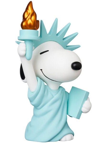 SU ORDINAZIONE Peanuts UDF Series 17 Mini Figure Statue of Liberty Snoopy 7 cm ESAURITO