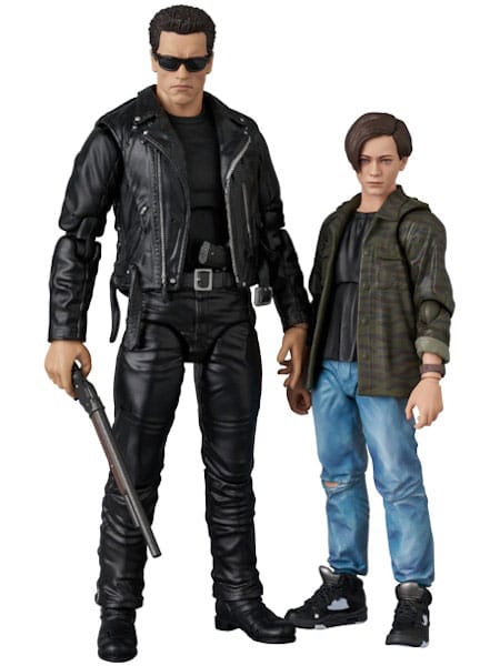 PREORDINE+ 07/2026 Terminator 2 MAFEX Action Figure T-800 (T2 Ver.) & John Connor 16 cm (PREORDINE NON CANCELLABILE)