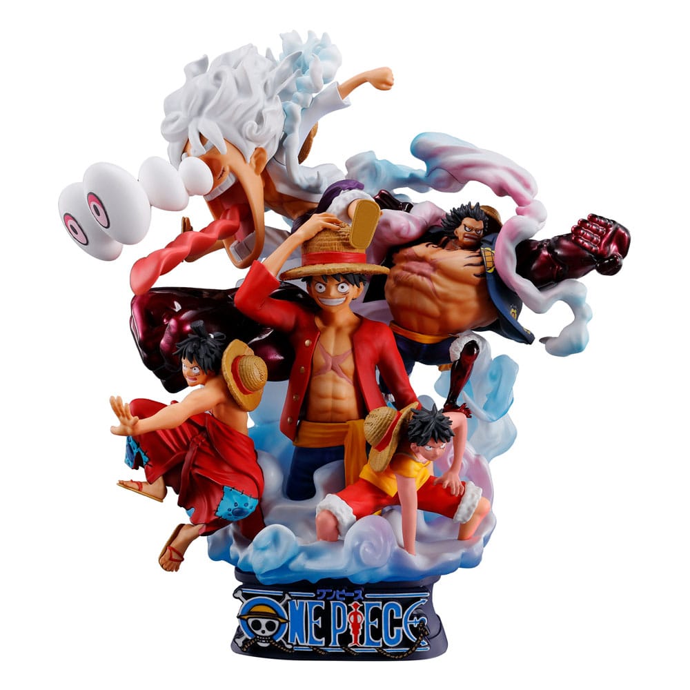 PREORDINE ESAURITO One Piece Petitrama DX PVC Mini Statue Logbox Re Birth Luffy Special Vol. 02 15 cm