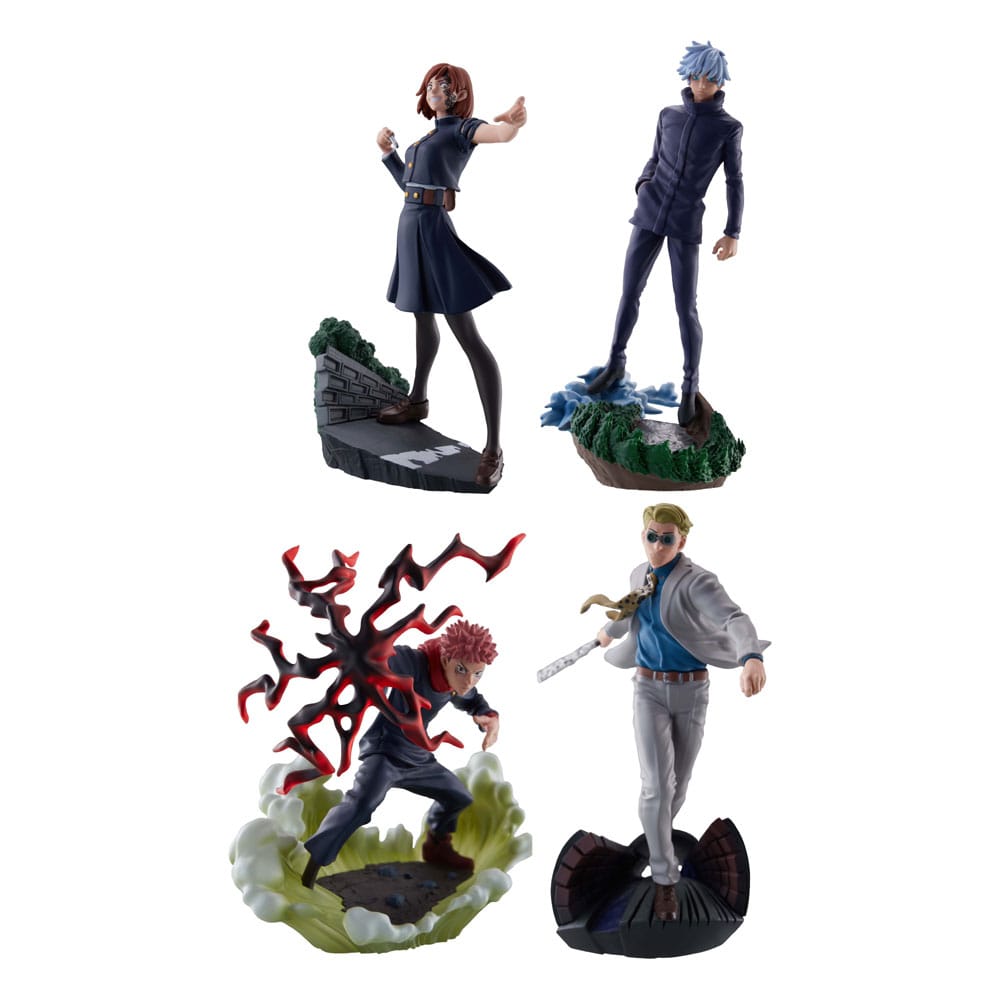 SU ORDINAZIONE Jujutsu Kaisen Petitrama Series Trading Figure 3-Set Jujutsu Kaisen Series Vol.2 Setn 9 cm *PREZZO SPECIALE*