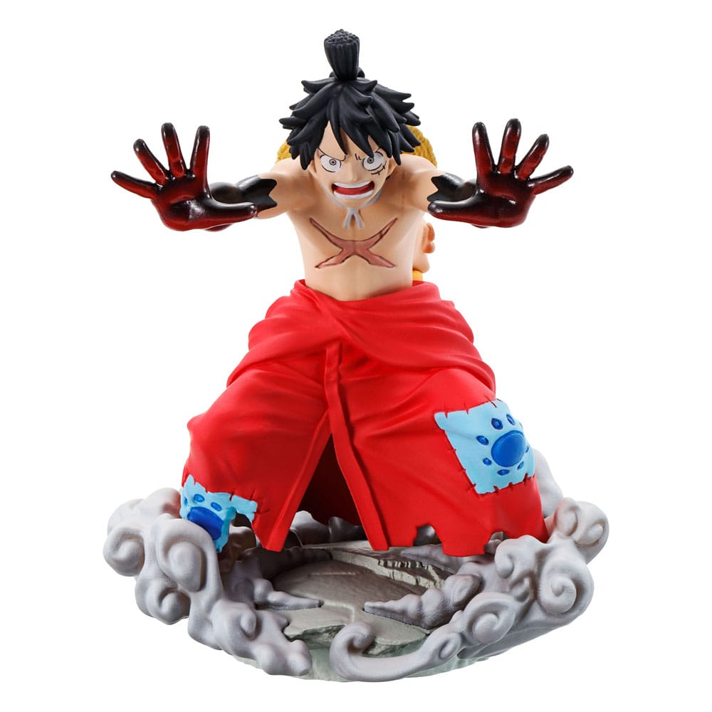 SU ORDINAZIONE One Piece Petitrama PVC Mini Statue Logbox Re Birth Wanokuni Vol. 2 Set 9 cm