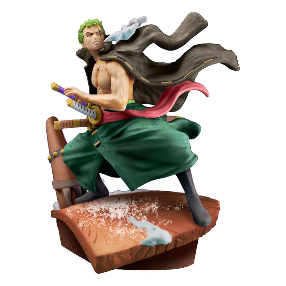 SU ORDINAZIONE One Piece Petitrama PVC Mini Statue Logbox Re Birth Egghead 4-Set 9 cm