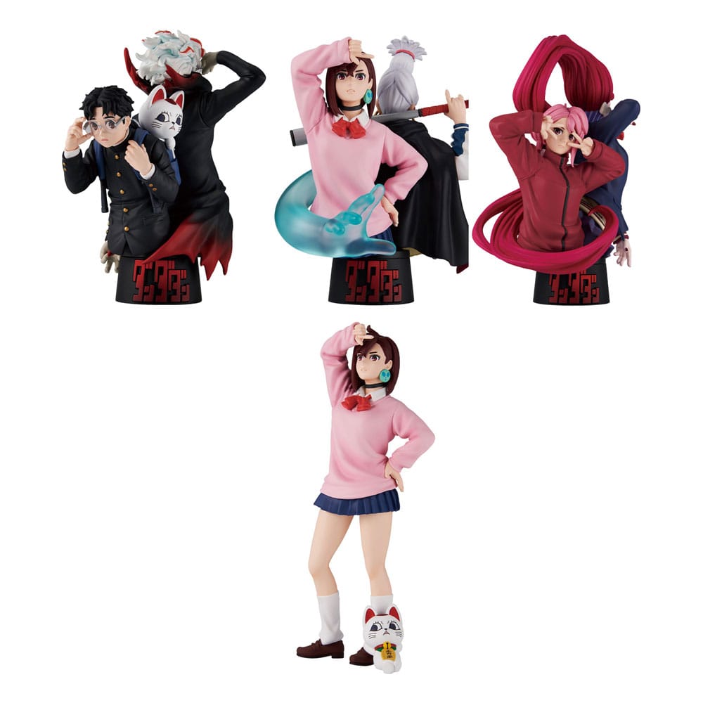 PREORDINE 09/2025 Dandadan Petitrama EX Series Trading Figure 3-Set Set 9 cm (with gift) (PREORDINE NON CANCELLABILE)