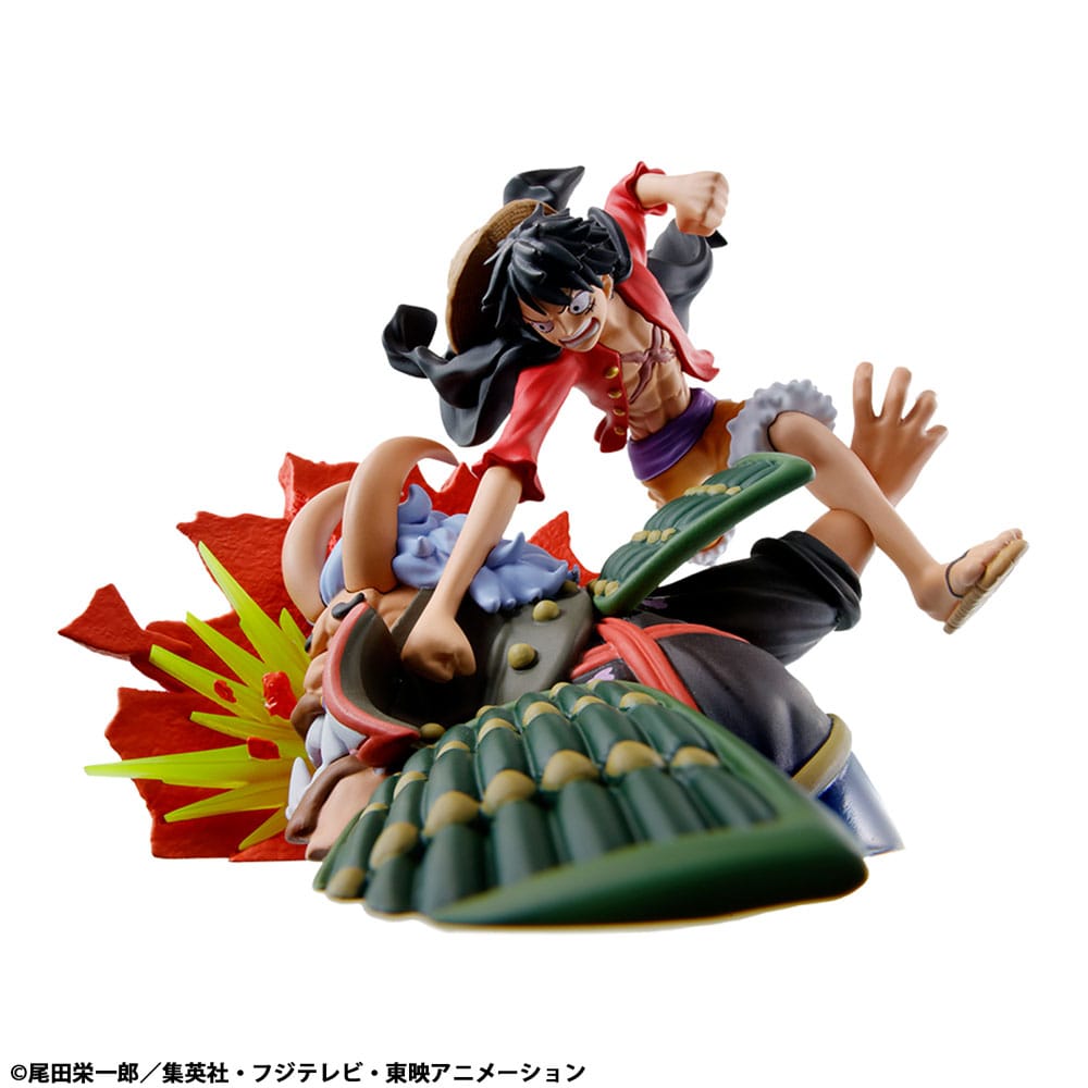 SU ORDINAZIONE One Piece Petitrama PVC Mini Statue Logbox Re Birth Wano Kuni Vol. 1 Set 9 cm