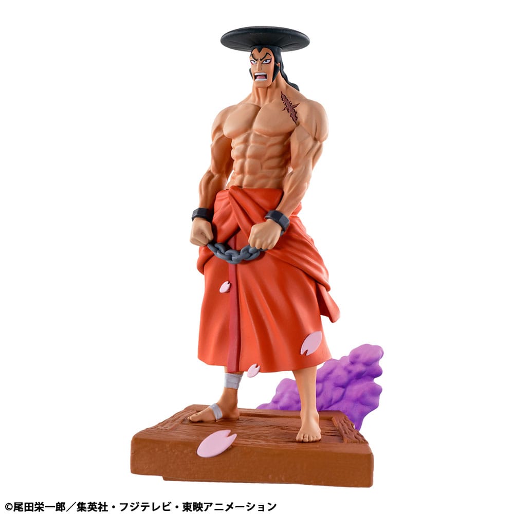 SU ORDINAZIONE One Piece Petitrama PVC Mini Statue Logbox Re Birth Wano Kuni Vol. 1 Set 9 cm