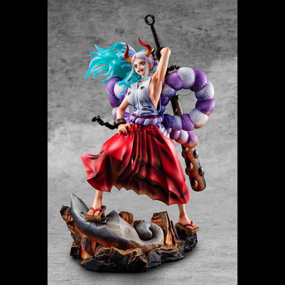 SU ORDINAZIONE One Piece Portrait Of Pirates WA-MAXIMUM PVC Statue Yamato 27 cm *PREZZO SPECIALE*
